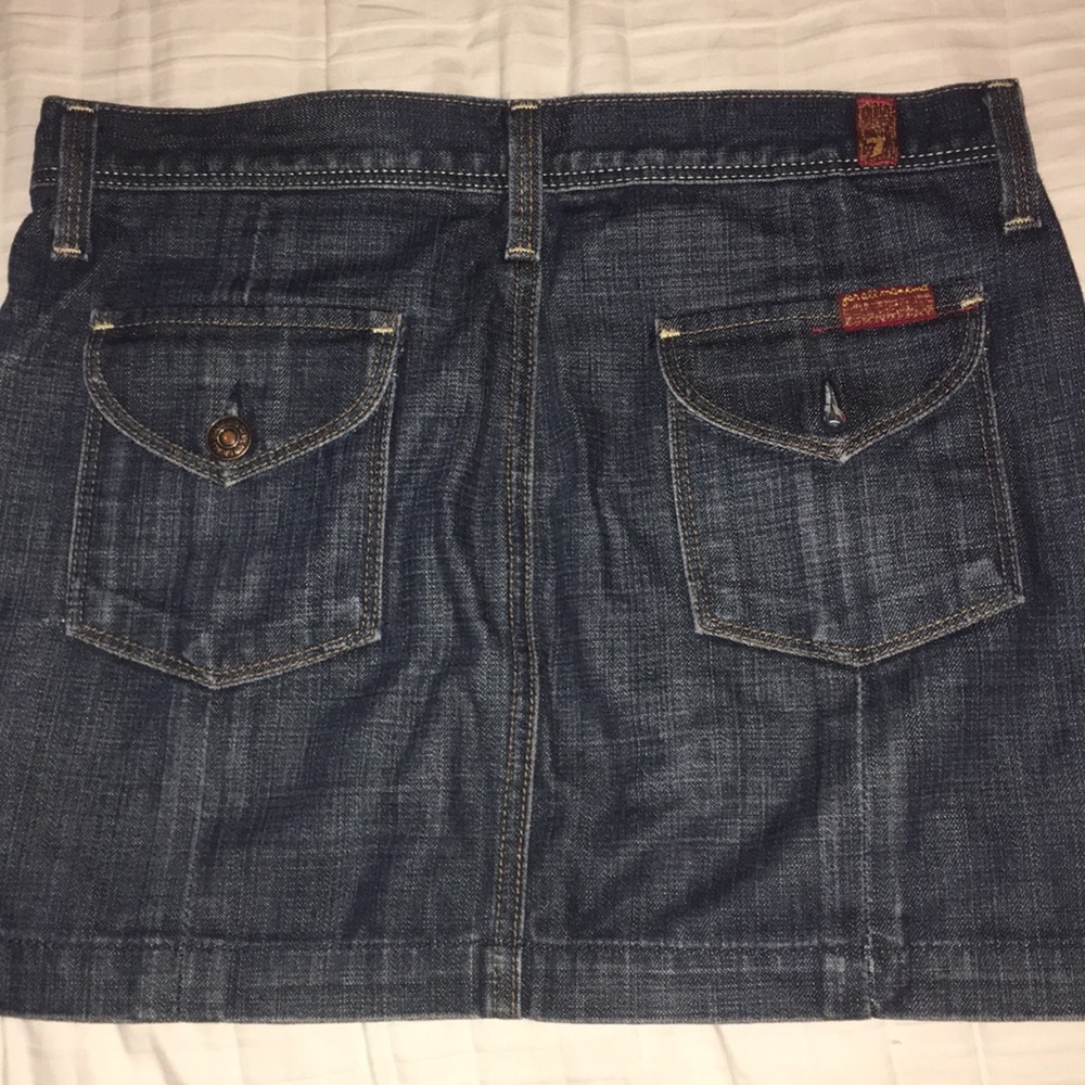 Seven for All Mankind Jean skirt.
